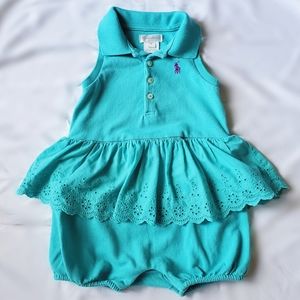 🏇💚 Baby Girls Polo Shortall 💚🏇
